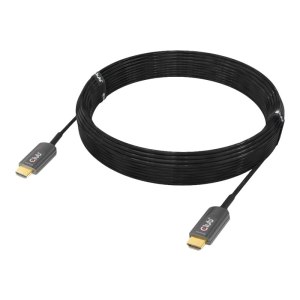 Club 3D CAC-1376 - Ultra High Speed - HDMI-Kabel - HDMI männlich zu HDMI männlich - 10 m - Active Optical Cable (AOC)