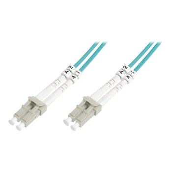DIGITUS FO multimode OM 3 patch cable, LC / LC
