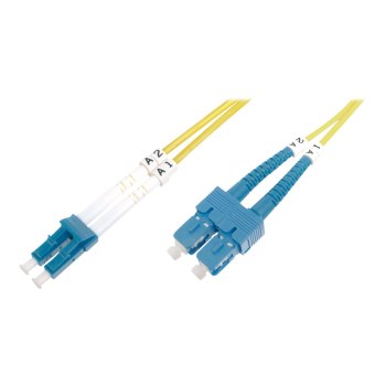 DIGITUS Fiber Optic Singlemode Patchkabel SC ( APC ) to LC ( PC )