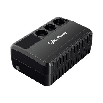 CyberPower BU Series BU650EU - USV - 360 Watt - 650 VA - Ausgangsanschlüsse: 3 - Schwarz