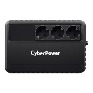 CyberPower BU Series BU650EU - USV - 360 Watt - 650 VA - Ausgangsanschlüsse: 3 - Schwarz