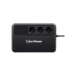 CyberPower BU Series BU650EU - USV - 360 Watt - 650 VA - Ausgangsanschlüsse: 3 - Schwarz