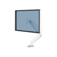 Fellowes Platinum Series - Befestigungskit - einstellbarer Arm - für Monitor - Aluminium - weiß - Bildschirmgröße: bis zu 68,6 cm (bis zu 27 Zoll)