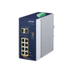 Planet IGS-1020PTF-12V - Switch - unmanaged - 8 x...