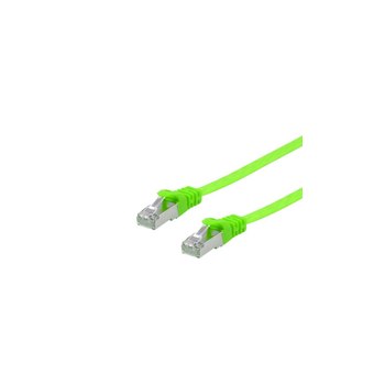 Equip Cat.6A U/FTP Flat Patchkabel - 0.5m - Grün - 0,5 m - Cat6a - U/FTP (STP) - RJ-45 - RJ-45