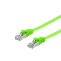 Equip Cat.6A U/FTP Flat Patchkabel - 0.5m - Grün - 0,5 m - Cat6a - U/FTP (STP) - RJ-45 - RJ-45