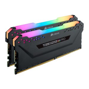 CORSAIR Vengeance RGB PRO - DDR4 - Kit - 16 GB: 2 x 8 GB - DIMM 288-PIN - 3600 MHz / PC4-28800 - CL16 - 1.35 V - ungepuffert - non-ECC - Schwarz