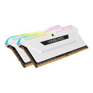 CORSAIR Vengeance RGB PRO SL - DDR4 - Kit - 32 GB: 2 x 16 GB - DIMM 288-PIN - 3200 MHz / PC4-25600 - CL16 - 1.35 V - ungepuffert - non-ECC - weiß