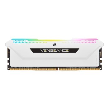 CORSAIR Vengeance RGB PRO SL - DDR4 - Kit - 16 GB: 2 x 8 GB - DIMM 288-PIN - 3200 MHz / PC4-25600 - CL16 - 1.35 V - ungepuffert - non-ECC - weiß