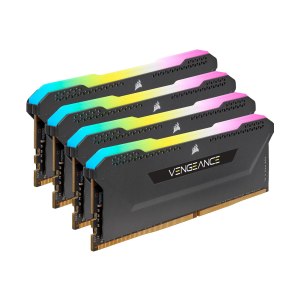 CORSAIR Vengeance RGB PRO SL - DDR4 - Kit - 32 GB: 4 x 8 GB - DIMM 288-PIN - 3200 MHz / PC4-25600 - CL16 - 1.35 V - ungepuffert - non-ECC - Schwarz