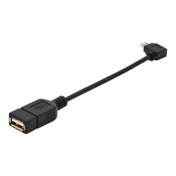 DIGITUS USB Adapter / Konverter, OTG, micro B/St - A/Bu, 0,15m