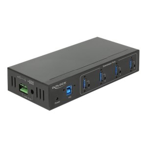 DeLock External Industry Hub 4 x USB 3.0 Type-A with 15...