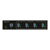 DeLock External Industry Hub 4 x USB 3.0 Type-A with 15 kV ESD protection - Hub - 4 x SuperSpeed USB 3.0 - wandmontierbar - Gleichstrom