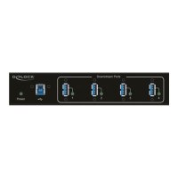 DeLock External Industry Hub 4 x USB 3.0 Type-A with 15 kV ESD protection - Hub - 4 x SuperSpeed USB 3.0 - wandmontierbar - Gleichstrom