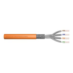 DIGITUS Cat.7 S/FTP installation cable, 1000 m, simplex,...