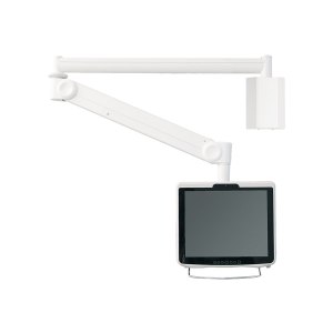 Neomounts FPMA-HAW100 - Supporto - Completamente mobile - per display LCD - medicale - bianco - Dimensioni dello schermo: 10"-24"