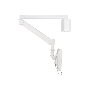 Neomounts FPMA-HAW100 - Supporto - Completamente mobile - per display LCD - medicale - bianco - Dimensioni dello schermo: 10"-24"