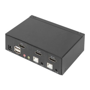 DIGITUS KVM-Switch, 2-Port, Single-Display, 4K, HDMI®