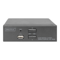 DIGITUS KVM-Switch, 2-Port, Single-Display, 4K, HDMI®