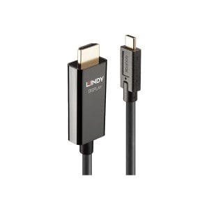 Lindy adapter cable - 24-pin USB-C male to HDMI male - 5...