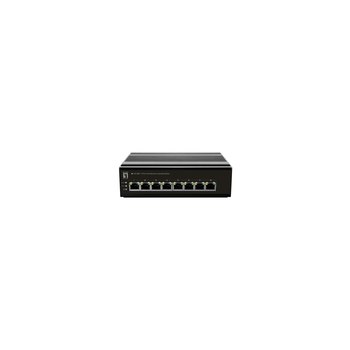 LevelOne Switch 8 Port FE IFS-0801 DIN-Rail -30°C - Switch - 0,1 Gbps