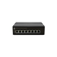 LevelOne Switch 8 Port FE IFS-0801 DIN-Rail -30°C - Switch - 0.1 Gbps