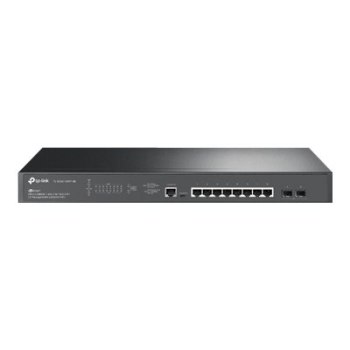 TP-LINK JetStream TL-SG3210XHP-M2 V2 - Switch - managed - 8 x 10/100/1000/2.5G + 2 x 10 Gigabit SFP+ - an Rack montierbar - PoE+ (240 W)