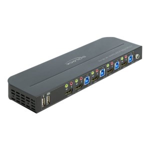 DeLOCK - KVM-/Audio-Switch - 4 x KVM/Audio - 1 lokaler...