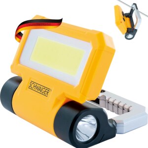 Schwaiger 2in1 - work light - LED x 2 - total: 6 W -...