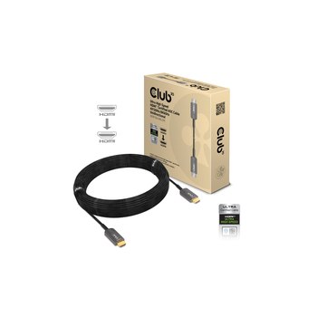 Club 3D CAC-1377 - Ultra High Speed - HDMI-Kabel - HDMI männlich zu HDMI männlich - 15 m - Glasfaser - Active Optical Cable (AOC)