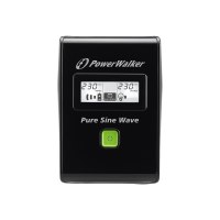 PowerWalker VI 800 SW FR - USV - Wechselstrom 162 - 290 V - 480 Watt - 800 VA - 9 Ah - USB - Ausgangsanschlüsse: 2