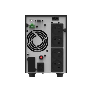 PowerWalker VFI 2000 AT FR - UPS - CA 80-300 V - 1800 Watt - 2000 VA - 9 Ah - RS-232, USB - Connessioni di uscita: 4