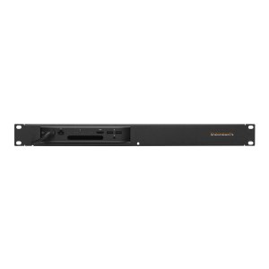 Rackmount.IT RM-AP-T1 - Rackmontagesatz - Schwarz, RAL 9004 - 1U - 48.3 cm (19") - für Apple Mac mini