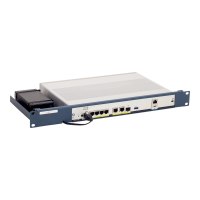 Rackmount.IT CISRACK RM-CI-T9 - Netzwerk-Einrichtung - Rack montierbar - Metallisch Blau - 1U - 48.3 cm (19") - für Cisco Integrated Services Router 1111, 1112, 1113, 1116, 1117, 1118