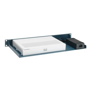 Rackmount.IT CISRACK RM-CI-T10 - Netzwerk-Einrichtung - Rack montierbar - Metallisch Blau - 1U - 48.3 cm (19") - für Cisco Integrated Services Router 1100, 1101, 1109, 1111