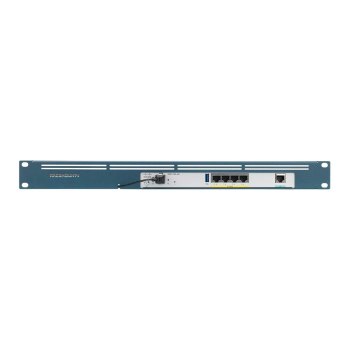 Rackmount.IT CISRACK RM-CI-T11 - Configurazione di rete - Montabile su rack - Blu metallizzato - 1U - 48,3 cm (19") - per Cisco Integrated Services Router 11XX