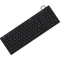 KeySonic KSK-6031INEL - Volle Größe (100%) - USB - QWERTZ - Schwarz