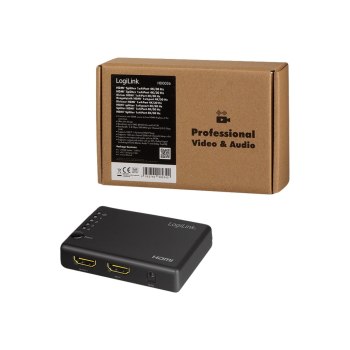 LogiLink - Video-/Audio-Splitter - 4 x HDMI - Desktop