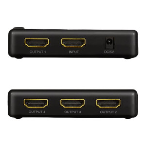 LogiLink - Video-/Audio-Splitter - 4 x HDMI - Desktop