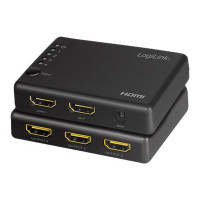 LogiLink - Video-/Audio-Splitter - 4 x HDMI - Desktop