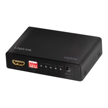 LogiLink - Video-/Audio-Splitter - 4 x HDMI - Desktop