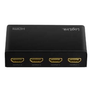 LogiLink - Video-/Audio-Splitter - 4 x HDMI - Desktop