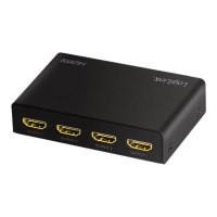 LogiLink - Video-/Audio-Splitter - 4 x HDMI - Desktop