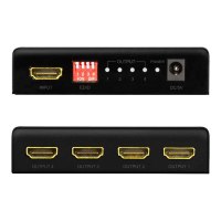 LogiLink - Video-/Audio-Splitter - 4 x HDMI - Desktop