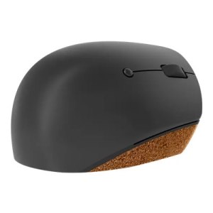 Lenovo Go - Mouse - ergonomico - ottico blu - 6 pulsanti - senza fili - 2.4 GHz - ricevitore wireless (USB)