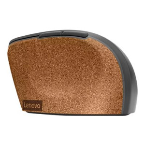 Lenovo Go - Mouse - ergonomico - ottico blu - 6 pulsanti - senza fili - 2.4 GHz - ricevitore wireless (USB)