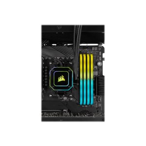 CORSAIR Vengeance RGB RS - DDR4 - Kit - 32 GB: 2 x 16 GB - DIMM 288-PIN - 3600 MHz / PC4-28800 - CL18 - 1.35 V - ungepuffert - non-ECC - Schwarz