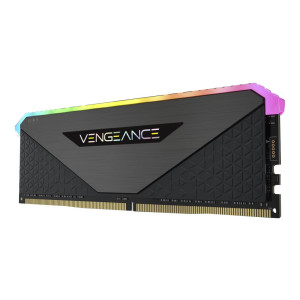 CORSAIR Vengeance RGB RT - DDR4 - Kit - 16 GB: 2 x 8 GB - DIMM 288-PIN - 3600 MHz / PC4-28800 - CL18 - 1.35 V - ungepuffert - non-ECC - Schwarz