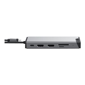 Alogic DV3 - Mini dock - USB-C - 2 x HDMI, VGA