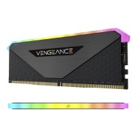 CORSAIR Vengeance RGB RT - DDR4 - Kit - 32 GB: 2 x 16 GB - DIMM 288-PIN - 4600 MHz / PC4-36800 - CL18 - 1.5 V - ungepuffert - non-ECC - Schwarz